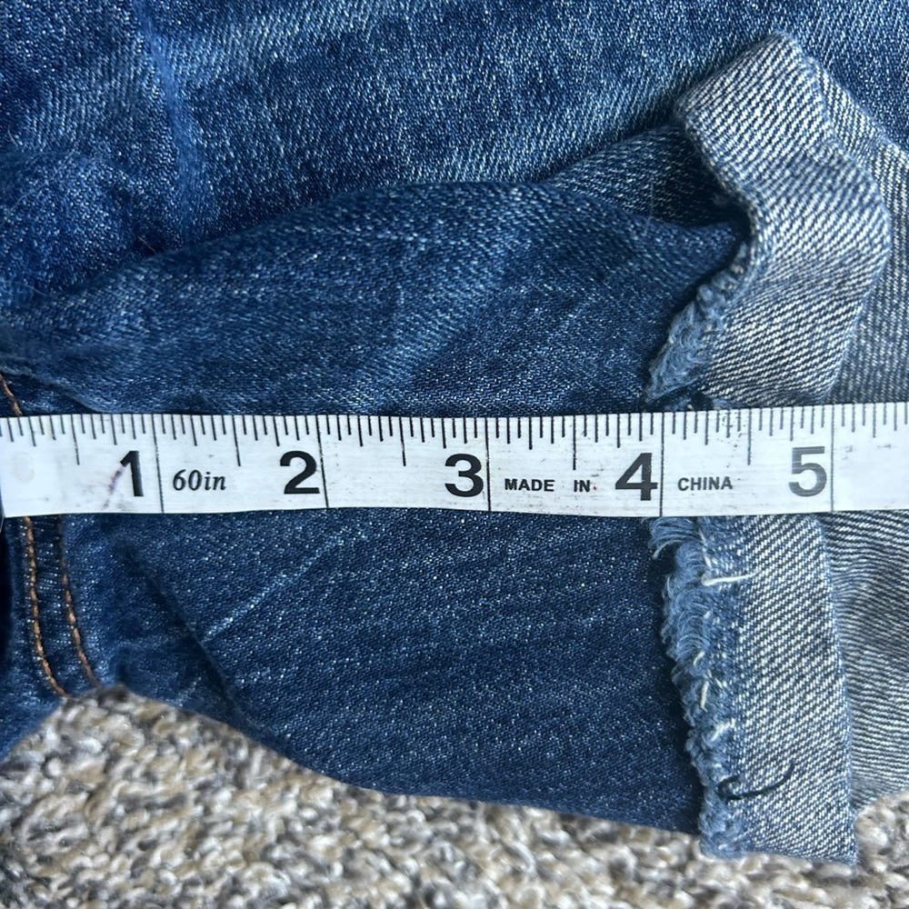 American Eagle Women’s Distressed Jean Shorts size 0 - Picture 5 of 6